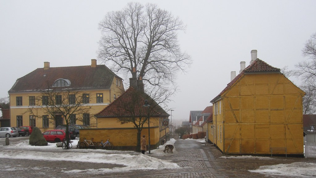 Huse domkirkepladsen Roskilde